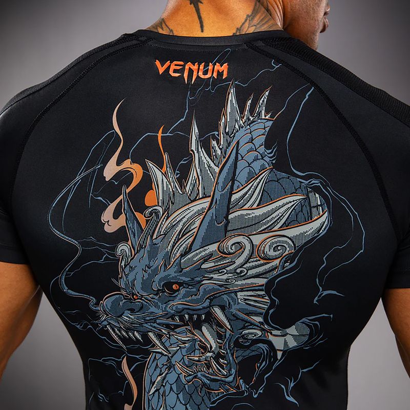 Pánsky rashguard Venum Thunder Dragon black/grey/copper 7