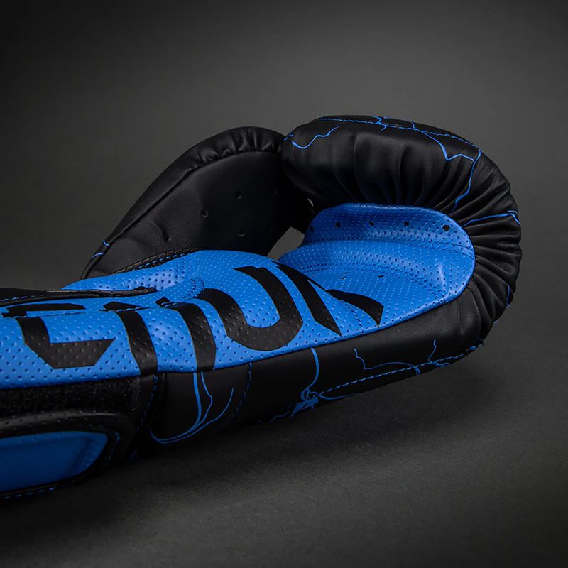 Boxerské rukavice Venum Thunder Dragon Boxing black/royal blue 5