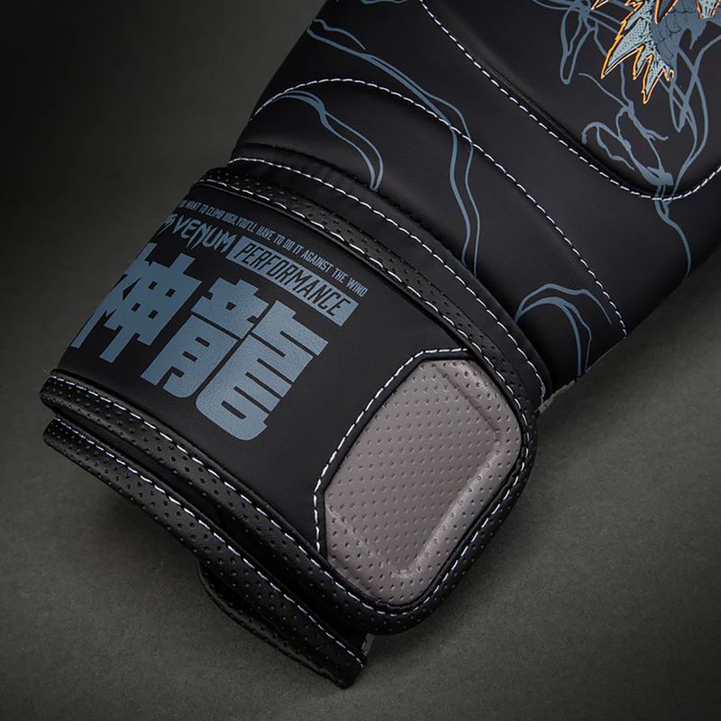 Boxerské rukavice Venum Thunder Dragon Boxing black/grey/copper 3