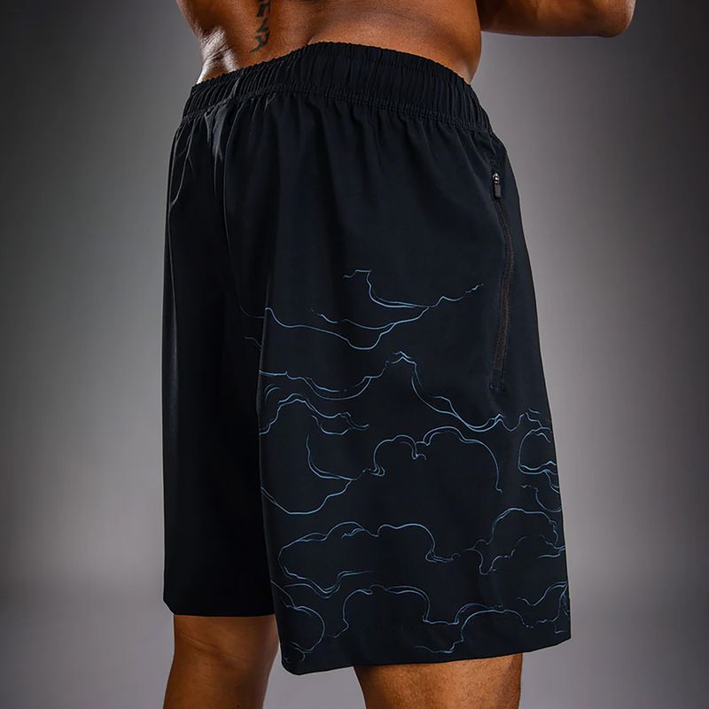 Pánske tréninkové šortky Venum Thunder Dragon Training Black/Grey/Copper 6