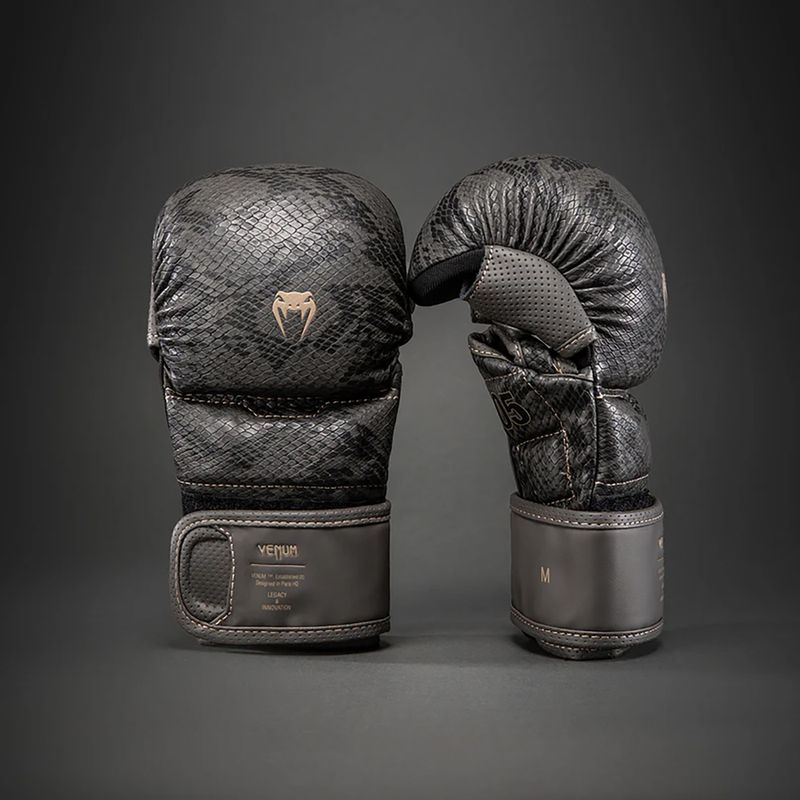 Sparingové rukavice Venum Impact Evo Scales MMA Sparring dark grey 2