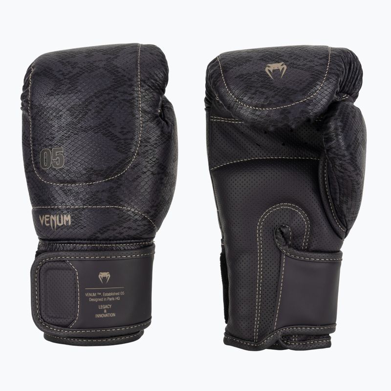 Boxerské rukavice Venum Impact Evo Scales Boxing dark purple