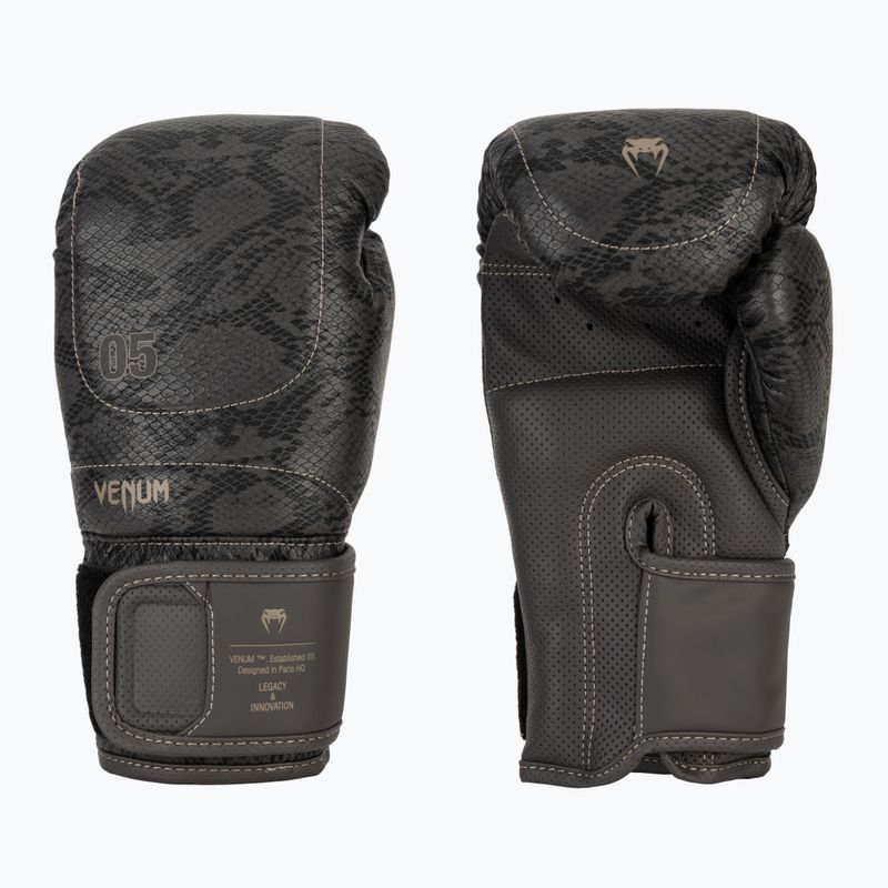 Boxerské rukavice Venum Impact Evo Scales Boxing dark grey