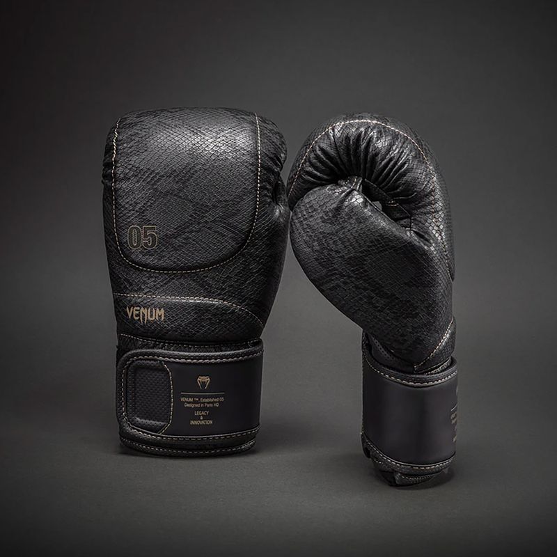 Boxerské rukavice Venum Impact Evo Scales Boxing dark grey 2