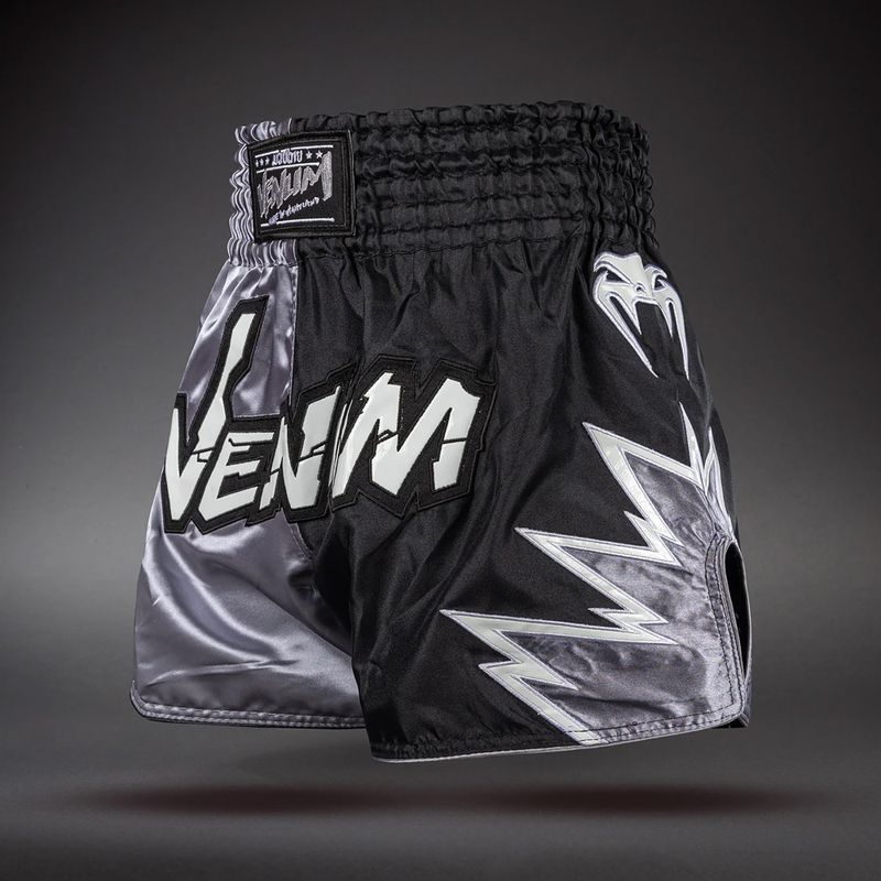Tréningové šortky Venum Inferno 2.0 Muay Thai Grey / Black 3