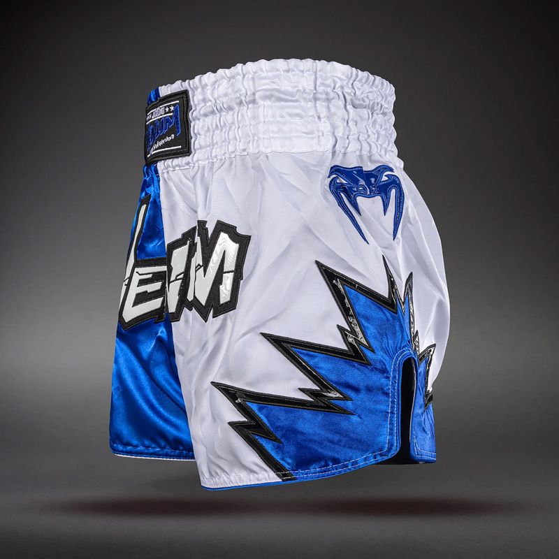 Tréningové šortky Venum Inferno 2.0 Muay Thai white/blue 3