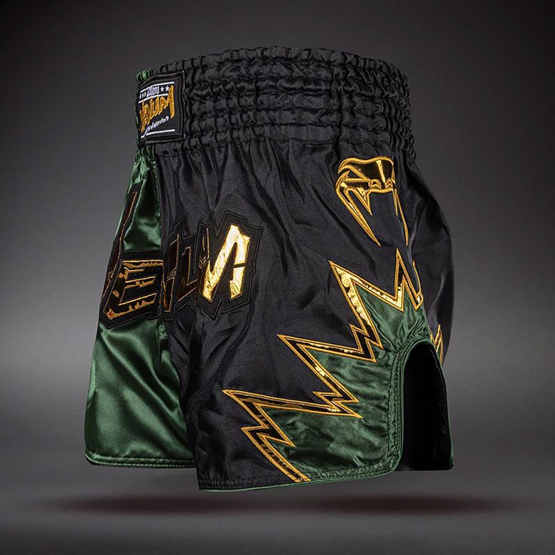 Tréningové šortky Venum Inferno 2.0 Muay Thai Black/Khaki 3