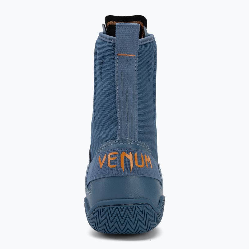 Boxerské topánky Venum Elite Neo Boxing steel blue/orange 6