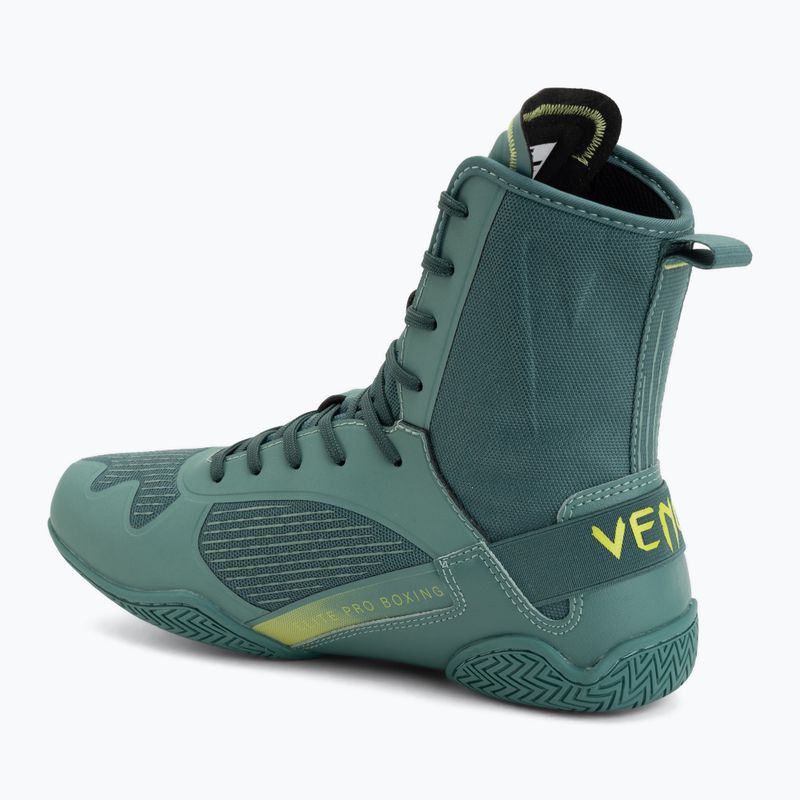 Boxerské topánky Venum Elite Neo Boxing green/neon yellow 3