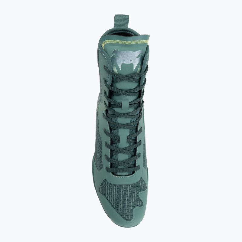 Boxerské topánky Venum Elite Neo Boxing green/neon yellow 5
