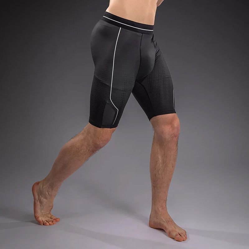 Pánske tréninkové šortky Venum Stealth Vale Tudo black/white 5