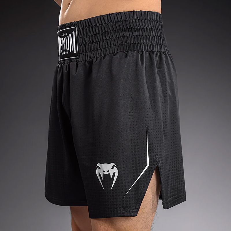 Pánske boxerské šortky Venum Stealth Boxing black/white 6