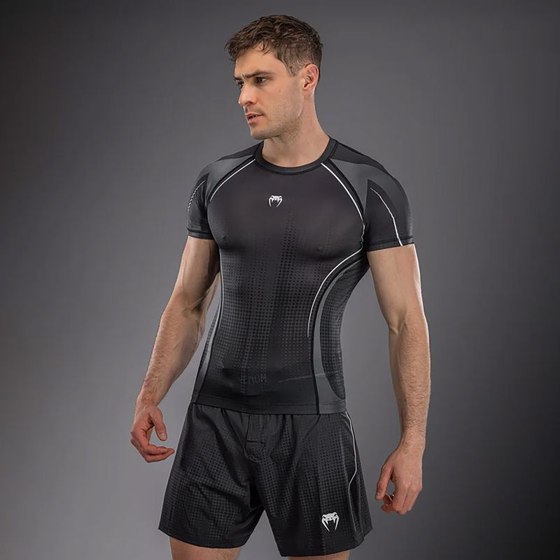 Pánsky rashguard Venum Stealth Rashguard black/white 3