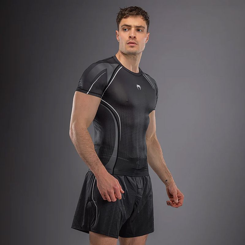 Pánsky rashguard Venum Stealth Rashguard black/white 4