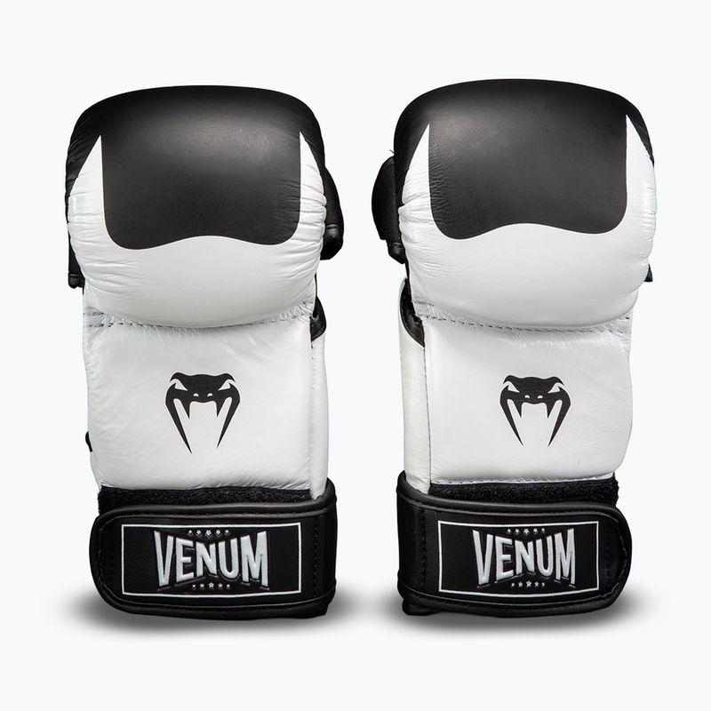 Rukavice MMA Venum Attack 2.0 Sparring Leather black/white 2