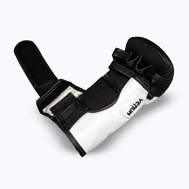 Rukavice MMA Venum Attack 2.0 Sparring Leather black/white 4