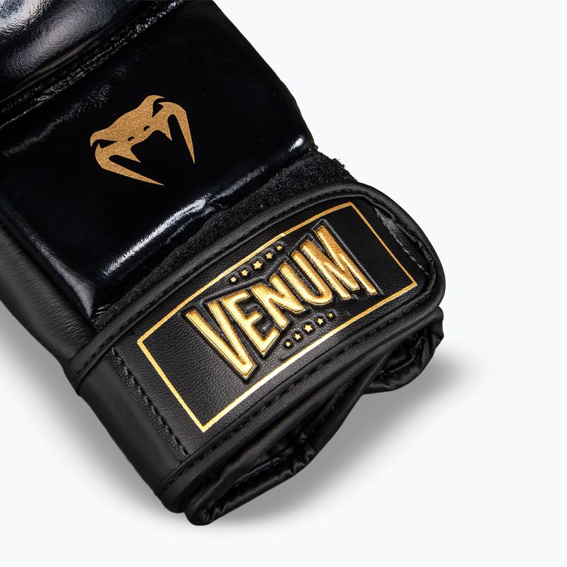 Rukavice MMA Venum Attack 2.0 Sparring Leather black/gold 6