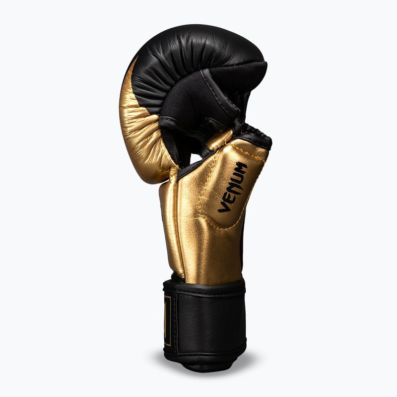 Rukavice MMA Venum Attack 2.0 Sparring Leather gold/black 3