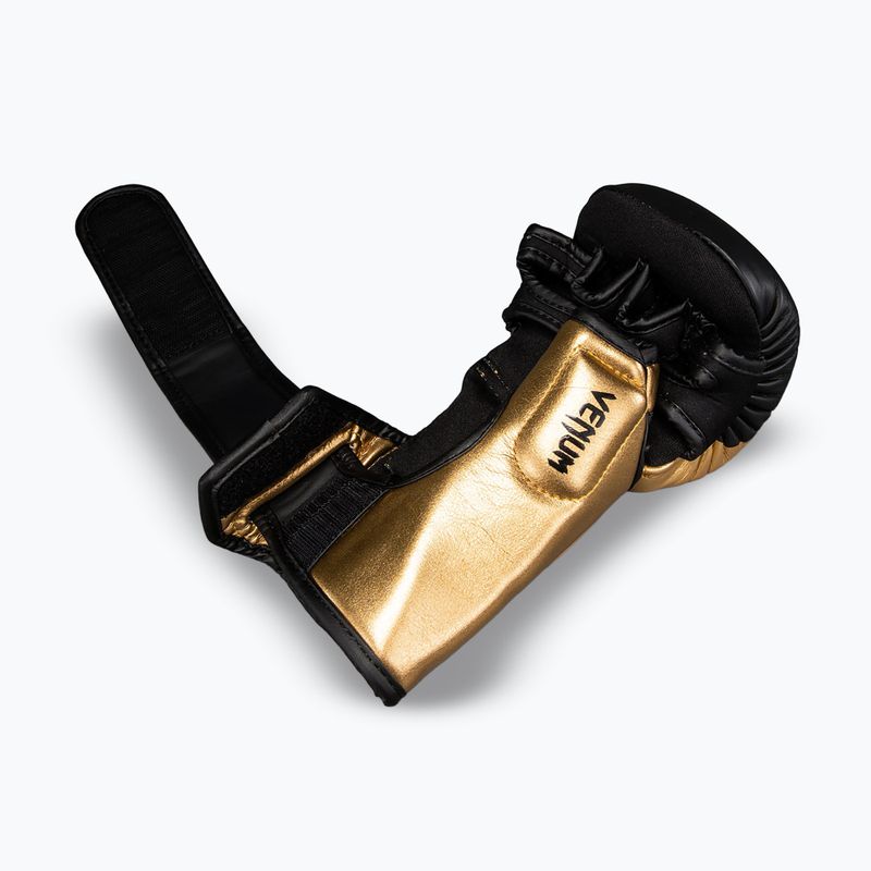 Rukavice MMA Venum Attack 2.0 Sparring Leather gold/black 4