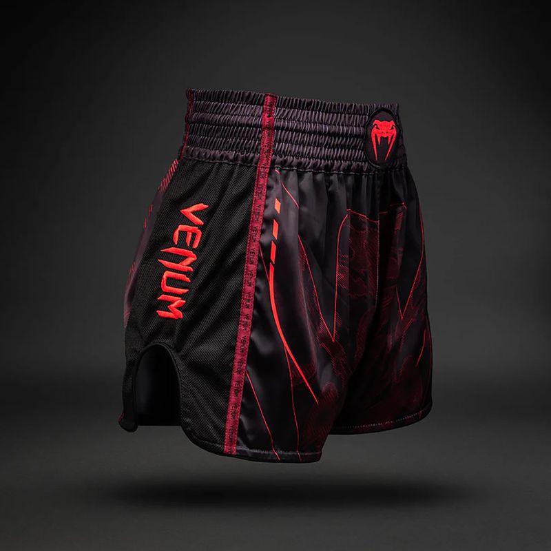Pánske tréninkové šortky Venum Spectre Muay Thai black/red 3