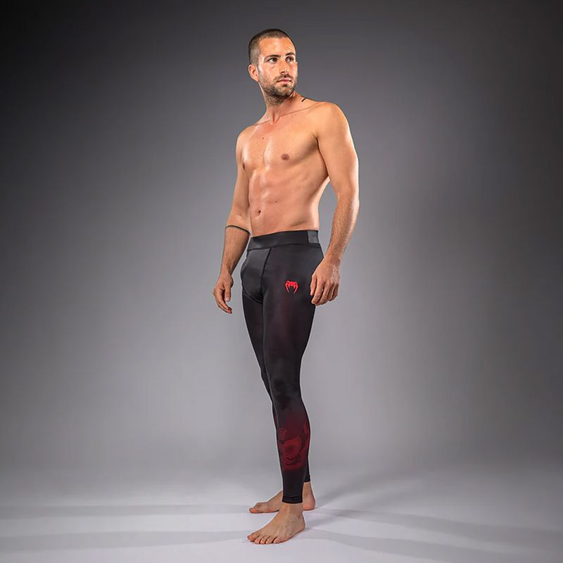 Pánske tréningové legíny Venum Spectre Spats black/red 2