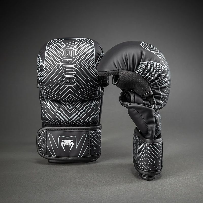 Sparingové rukavice Venum Midnight Fury Sparring black/grey/silver 2
