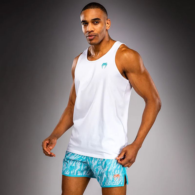 Pánske tričko Venum Aqua white/turquoise 3