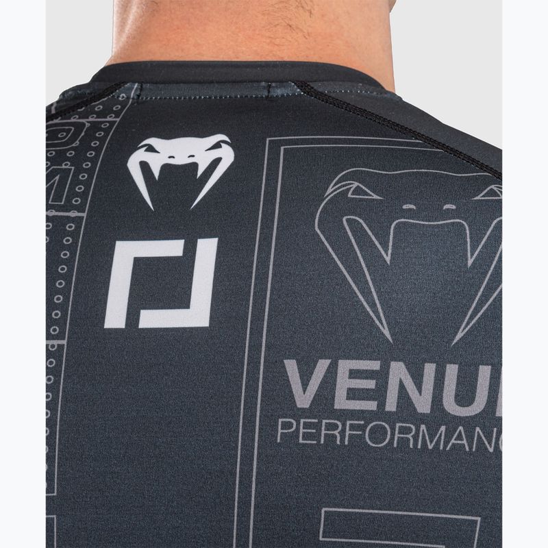 Pánsky rashguard s dlhým rukávom Venum Karate Combat black/grey 6
