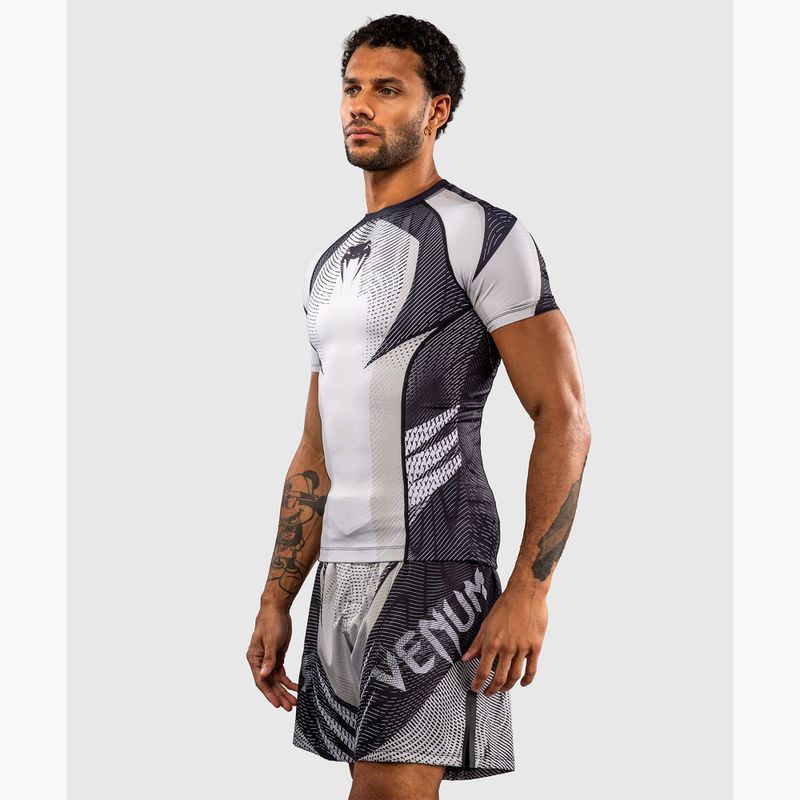 Pánsky rashguard Venum Galactic 3.0 Rashguard SS off white/black 4