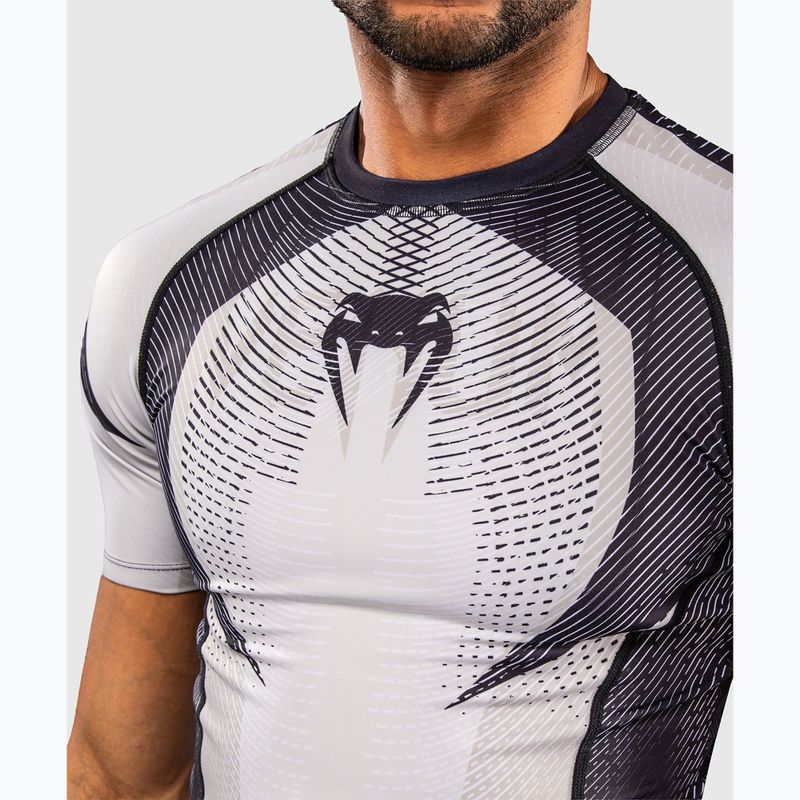 Pánsky rashguard Venum Galactic 3.0 Rashguard SS off white/black 5