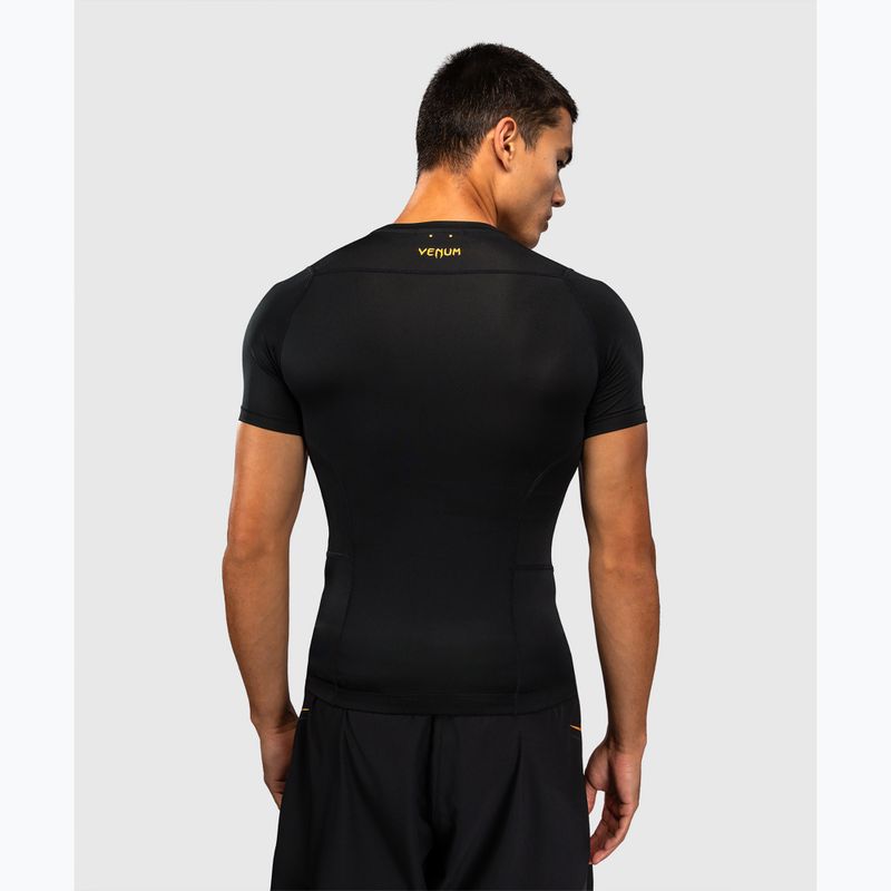 Pánsky rashguard Venum G-Core Rashguard SS black/gold 3