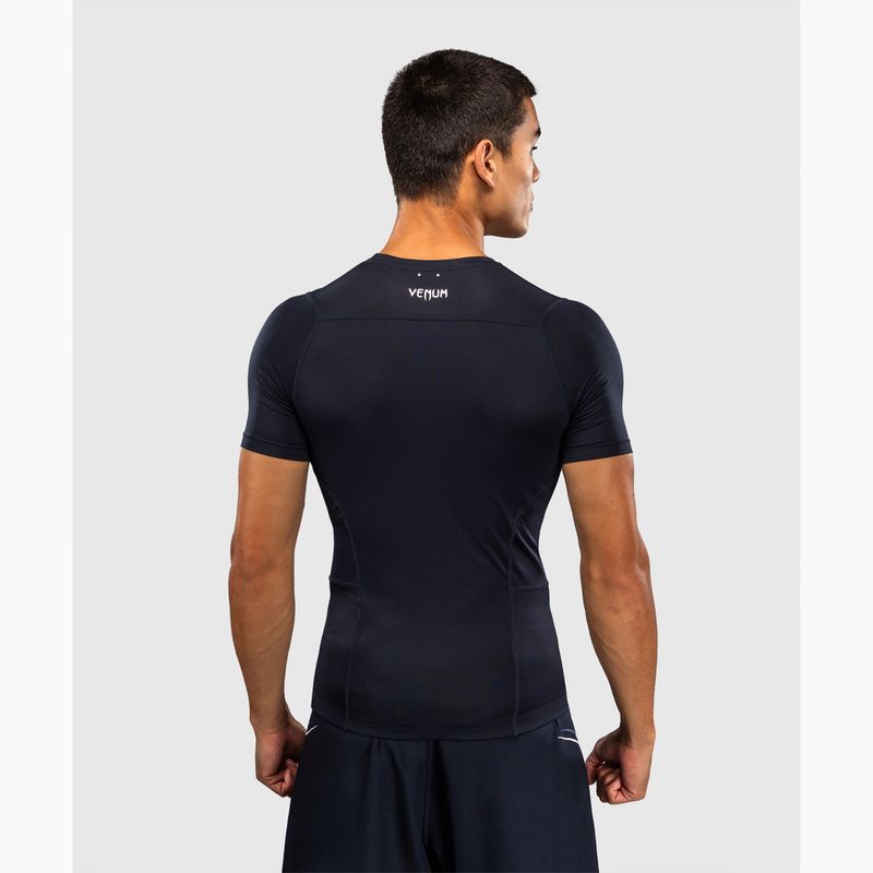 Pánsky rashguard Venum G-Core Rashguard SS navy blue/white 3