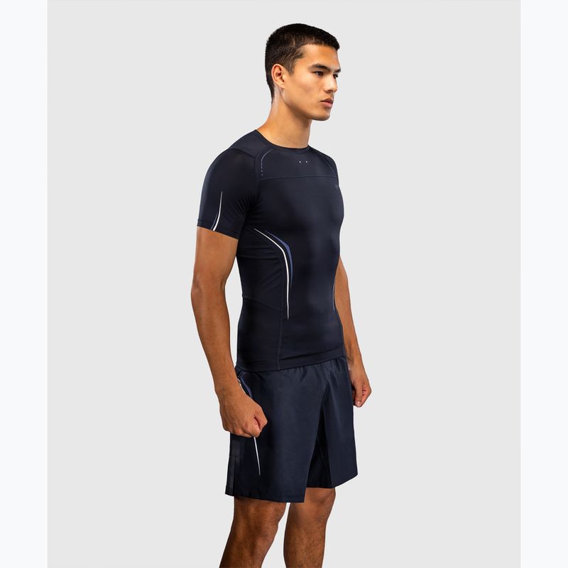 Pánsky rashguard Venum G-Core Rashguard SS navy blue/white 4