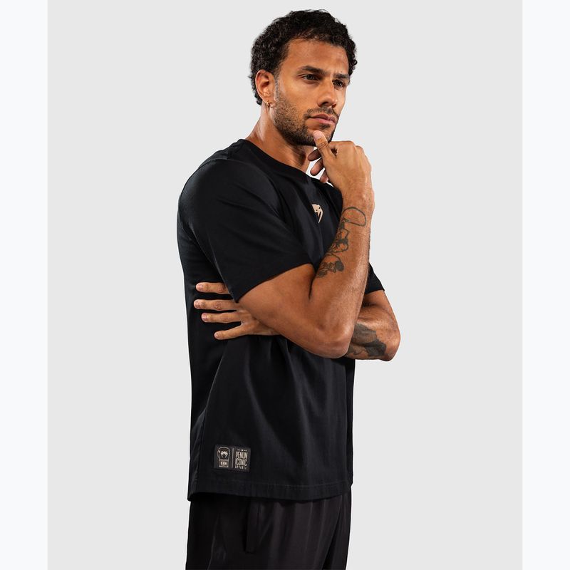 Pánske tričko Venum Fight Icon Cotton black 3