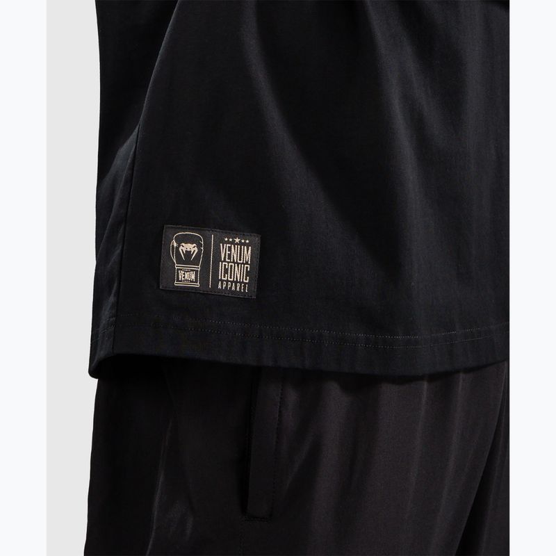 Pánske tričko Venum Fight Icon Cotton black 5