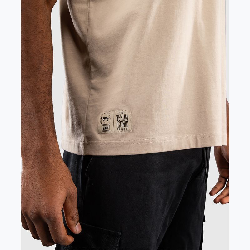 Pánske tričko Venum Fight Icon Cotton beige 4
