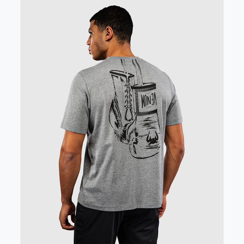 Pánske tričko Venum Fight Icon Cotton light heather grey 2