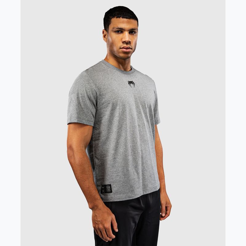 Pánske tričko Venum Fight Icon Cotton light heather grey 3