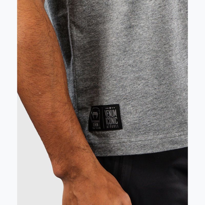 Pánske tričko Venum Fight Icon Cotton light heather grey 4