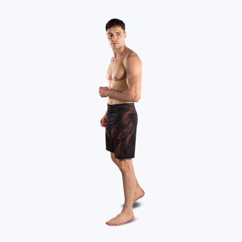 Pánske tréninkové šortky Venum No-Gi 6.0 Fight black/brown 2