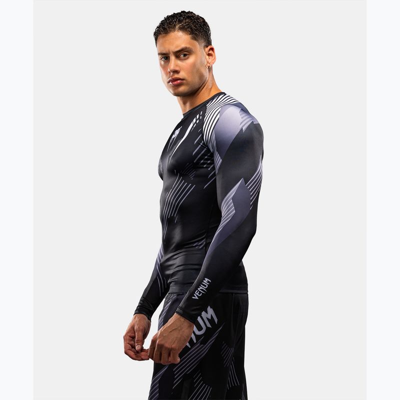 Pánsky rashguard s dlhým rukávom Venum No-Gi 6.0 Rashguard black/white 3