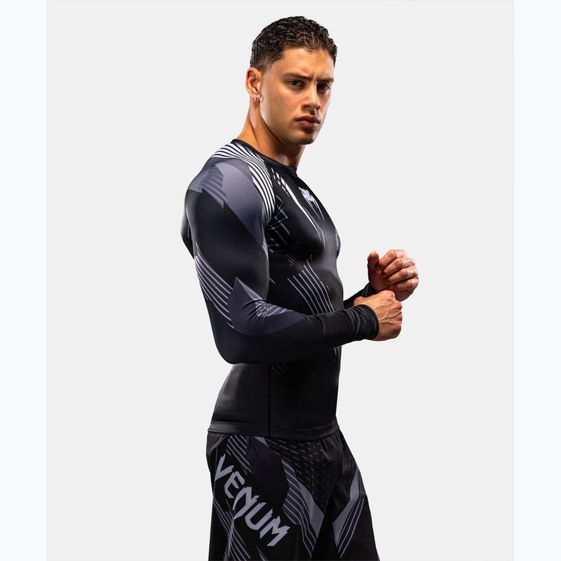 Pánsky rashguard s dlhým rukávom Venum No-Gi 6.0 Rashguard black/white 4