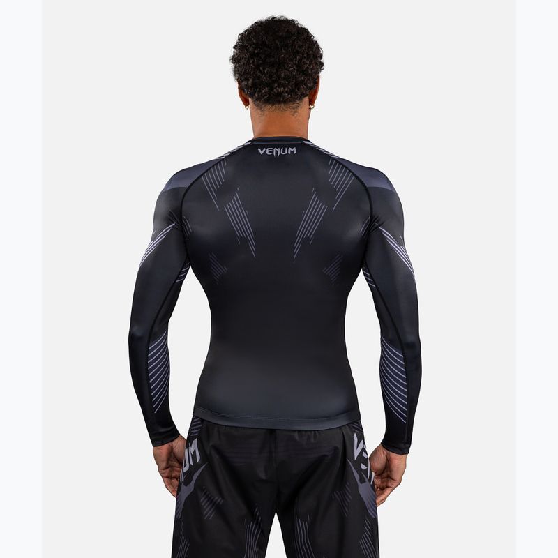 Pánsky rashguard s dlhým rukávom Venum No-Gi 6.0 Rashguard black/grey 3