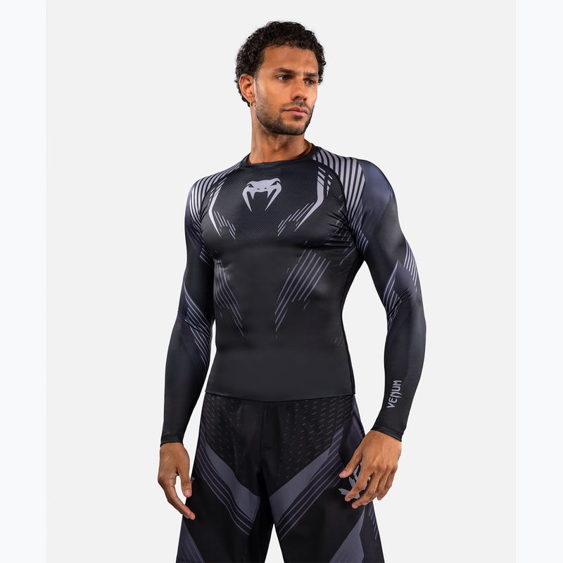 Pánsky rashguard s dlhým rukávom Venum No-Gi 6.0 Rashguard black/grey 4