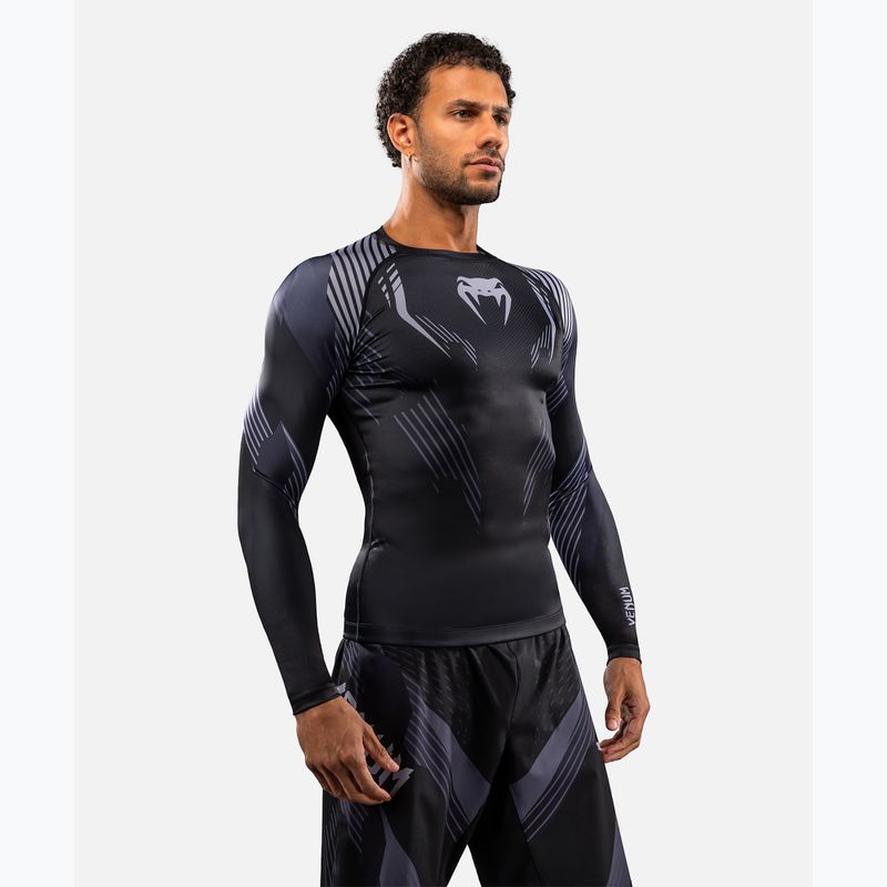Pánsky rashguard s dlhým rukávom Venum No-Gi 6.0 Rashguard black/grey 5