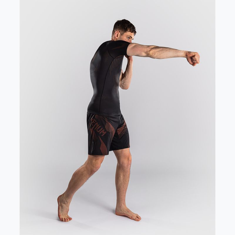Pánsky rashguard Venum No-Gi 6.0 Rashguard black/brown 2