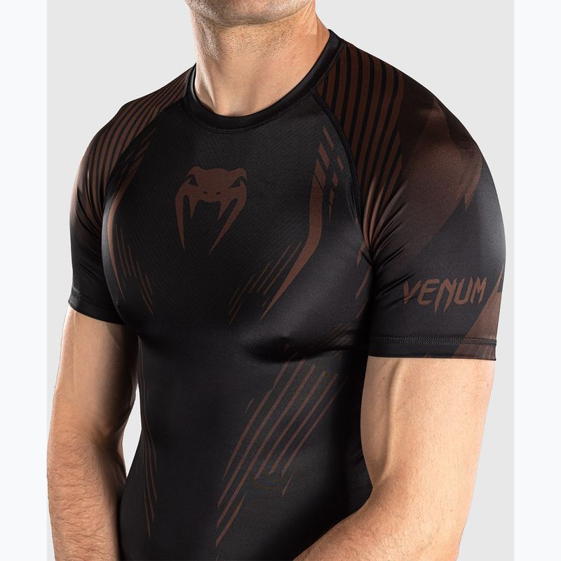 Pánsky rashguard Venum No-Gi 6.0 Rashguard black/brown 5
