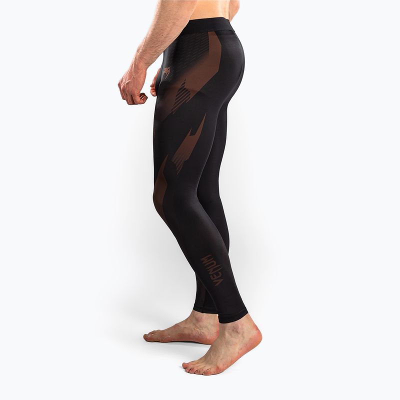 Pánske tréningové legíny Venum No-Gi 6.0 Spats Black/Brown 5