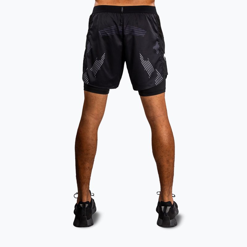 Pánske tréninkové šortky Venum No-Gi 6.0 Training black/white 3