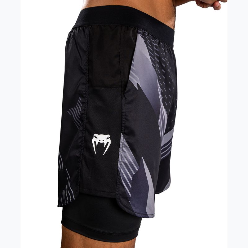 Pánske tréninkové šortky Venum No-Gi 6.0 Training black/white 7